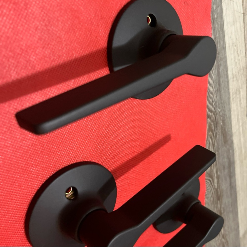 Freedom Matte Black Dummy Door Lever